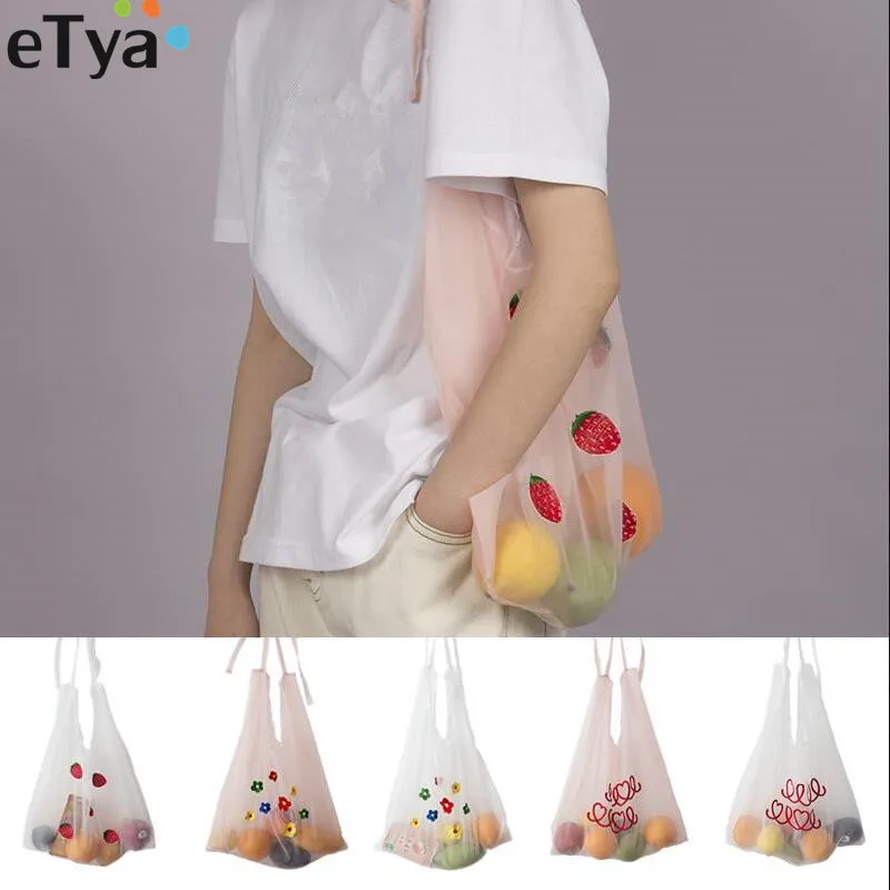 ETya, новинка, многоразовая летняя Складная Экосумка для покупок, Женская эко-сумка с вышивкой, сумка через плечо для продуктов
ETya, новинка, многоразовая летняя Складная Экосумка для покупок, Женская эко-сумка с вышивкой, сумка через плечо для продуктов