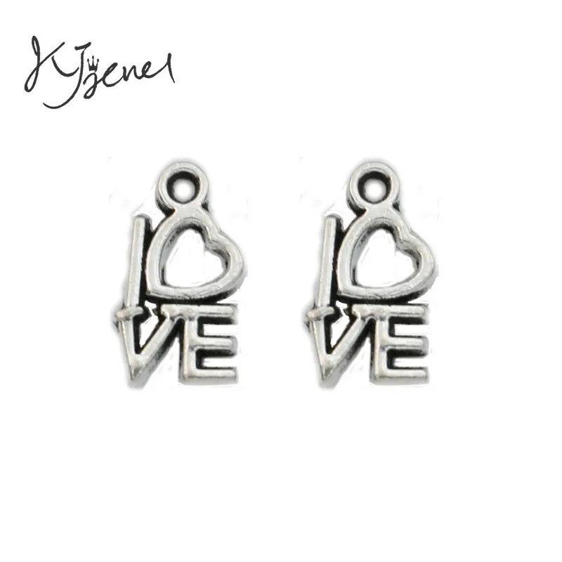 KJjewel Antique Silver Plated Love Words Charms Pendants Handmade Jewelry Findings Accessories Making fit Bracelet DIY 15X8mm
KJjewel Antique Silver Plated Love Words Charms Pendants Handmade Jewelry Findings Accessories Making fit Bracelet DIY 15X8mm