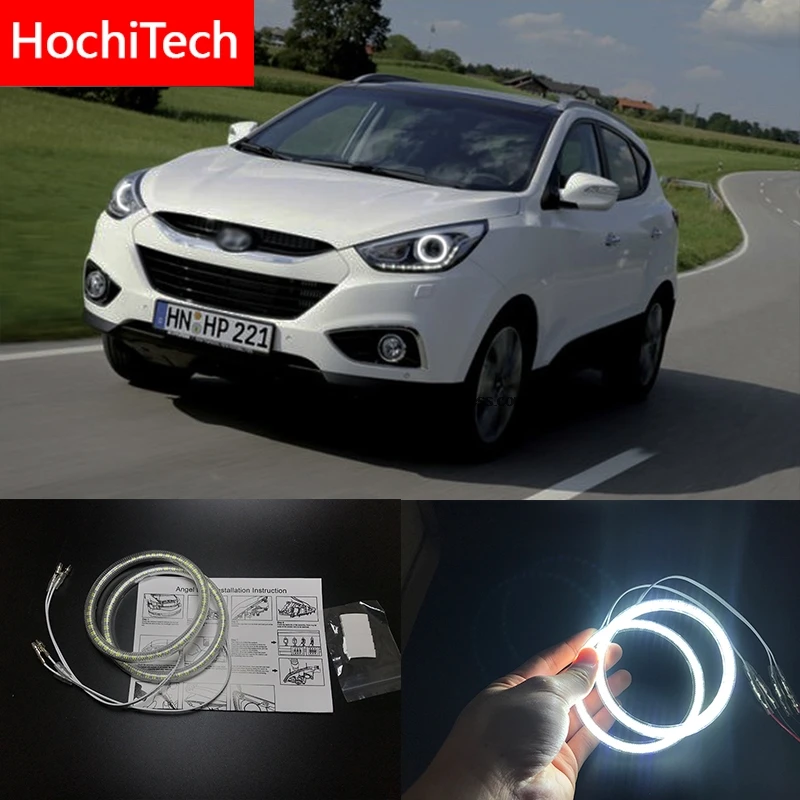 HochiTech для Hyundai ix35 2010-2012, ультра яркий SMD белый светодиодный комплект с ангельскими глазками, 2600лм, 12 В, кольцевой дневный ходовой светильник, DRL
HochiTech для Hyundai ix35 2010-2012, ультра яркий SMD белый светодиодный комплект с ангельскими глазками, 2600лм, 12 В, кольцевой дневный ходовой светильник, DRL