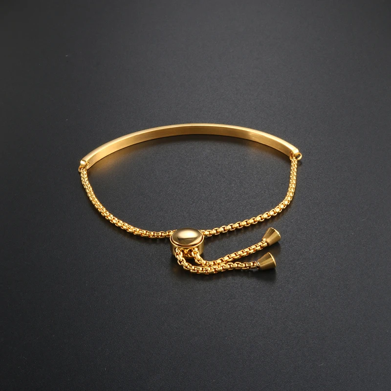 CZ Stainless Steel Charming Chain Bangles Bracelets Woman Rose Gold Color Adjustable Crystal Wristband Luxury Brand Jewellery
CZ Stainless Steel Charming Chain Bangles Bracelets Woman Rose Gold Color Adjustable Crystal Wristband Luxury Brand Jewellery