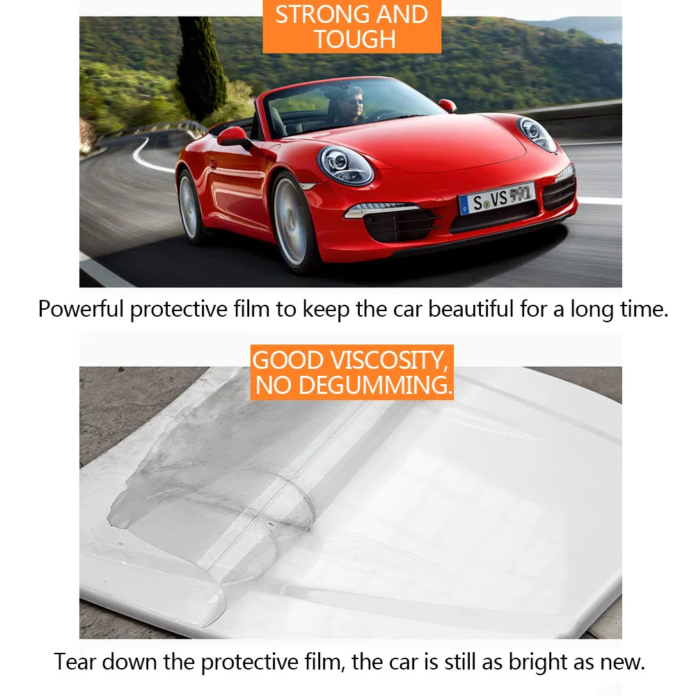 1pc Transparent Car Wrap Vinyl Film 11.81X1.18inch High Gloss Clear 3Layer Car Sticker Decal Sheet 300x30cm
1pc Transparent Car Wrap Vinyl Film 11.81X1.18inch High Gloss Clear 3Layer Car Sticker Decal Sheet 300x30cm