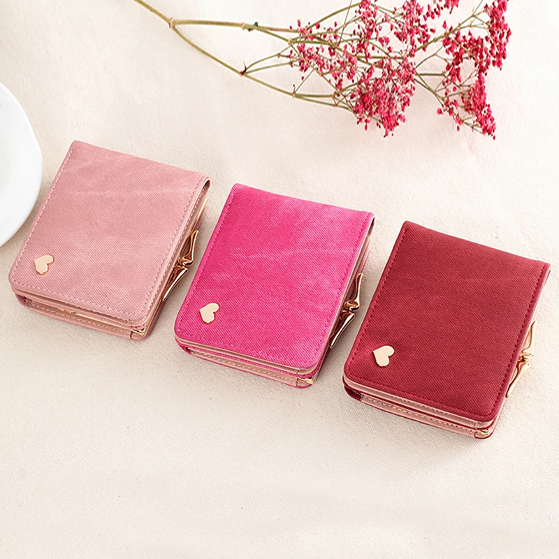 PU Leather Heart Short Women's Wallet Hasp PU Leather Women Wallet Fashion Coin Purse Card Holder Short Wallets cartera mujer
PU Leather Heart Short Women's Wallet Hasp PU Leather Women Wallet Fashion Coin Purse Card Holder Short Wallets cartera mujer