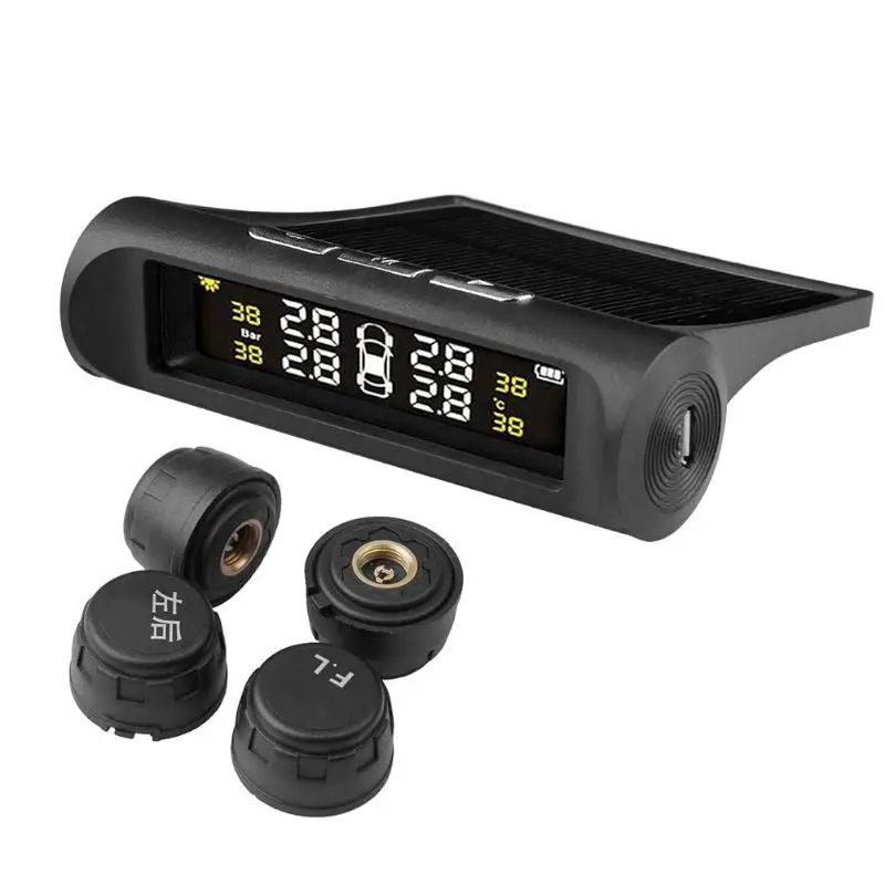 VODOOL SP370 Solar Power Wireless TPMS Car Tire Pressure Monitoring System LCD Display Auto Tyre Pressure Security Alarm Systems
VODOOL SP370 Solar Power Wireless TPMS Car Tire Pressure Monitoring System LCD Display Auto Tyre Pressure Security Alarm Systems