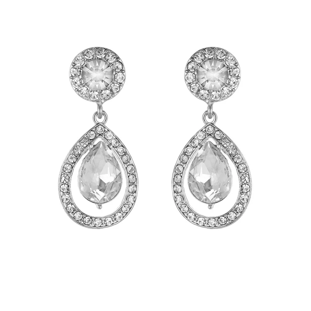 Fashion Europenan Style Austria Crystal Zinc Alloy Earring Big Water Pendant Earring Jewelry Bridal Wedding
Fashion Europenan Style Austria Crystal Zinc Alloy Earring Big Water Pendant Earring Jewelry Bridal Wedding