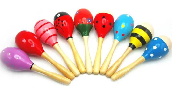 New Hot Wooden Maraca Wood Rattles Kid Musical Party Favor Child Baby Shaker Toy High Quality
New Hot Wooden Maraca Wood Rattles Kid Musical Party Favor Child Baby Shaker Toy High Quality