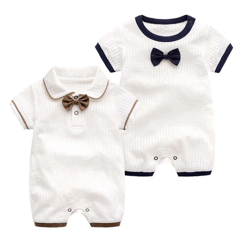 2019 Summer Newborn Baby Boy Clothes Gentleman Infant Boy Romper Baby Body Suit Costumes Short Sleeve Cotton Jumpsuits
2019 Summer Newborn Baby Boy Clothes Gentleman Infant Boy Romper Baby Body Suit Costumes Short Sleeve Cotton Jumpsuits