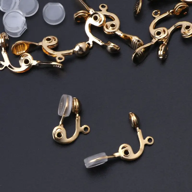 10Pc Clip-on Earring Converter Non-pierced Ear Hoop With Comfort Earring Cushion Ear Ornament Accessory
10Pc Clip-on Earring Converter Non-pierced Ear Hoop With Comfort Earring Cushion Ear Ornament Accessory