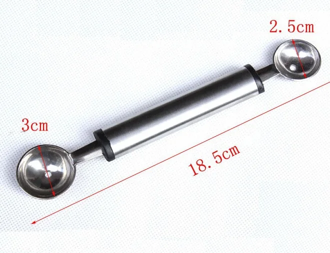 Double-end Stainless Steel Melon Fruit Baller Scoop Spoon Cooking Tool Free Shipping ss992
Double-end Stainless Steel Melon Fruit Baller Scoop Spoon Cooking Tool Free Shipping ss992