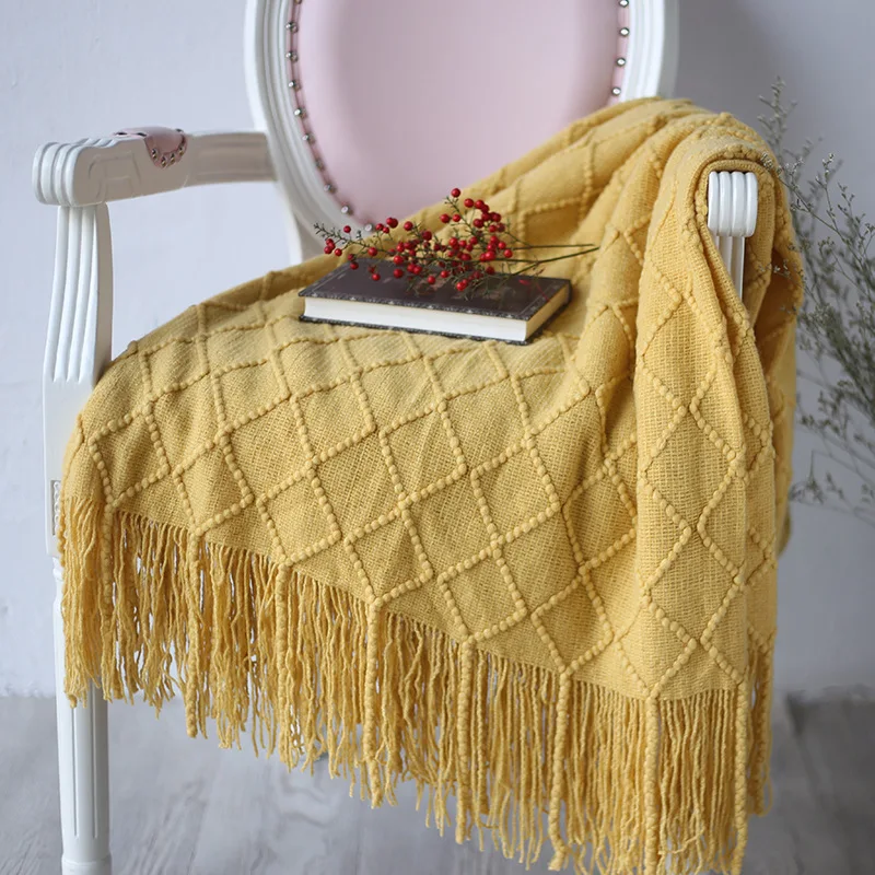Rhombic Nordic Style Casual American Style Cashmere Like Knitted Throw Blankets for Beds scarf Sofa Cover Solid Plaids Home
Rhombic Nordic Style Casual American Style Cashmere Like Knitted Throw Blankets for Beds scarf Sofa Cover Solid Plaids Home