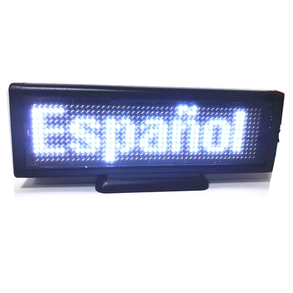 22cm LED sign usb charging scrolling programmable Mobile rolling information indoor led display Board
22cm LED sign usb charging scrolling programmable Mobile rolling information indoor led display Board