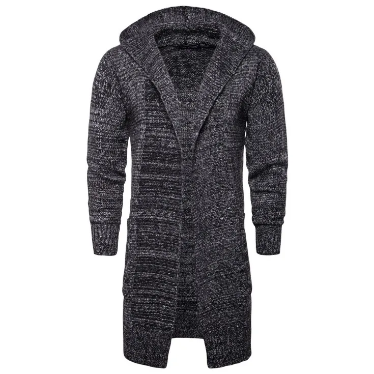 2018 Autumn Cardigan Knitwear Men Casual Long Coat New Fashion Hooded Knitted Sweater Europe and America Sweatercoat Male
2018 Autumn Cardigan Knitwear Men Casual Long Coat New Fashion Hooded Knitted Sweater Europe and America Sweatercoat Male