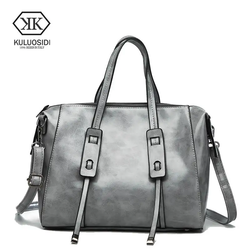 KULUOSIDI Famous Brand Luxury Handbags Women Fashion Boston Bag Solid Top-handle Ladies Shoulder Bags Big Capacity Casual Tote
KULUOSIDI Famous Brand Luxury Handbags Women Fashion Boston Bag Solid Top-handle Ladies Shoulder Bags Big Capacity Casual Tote