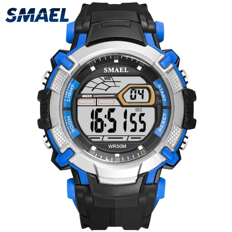 New SMAEL Men Sports Watches Big Dial Quartz Digital Watch For Men Luxury Brand LED Military Waterproof Men Wristwatches
New SMAEL Men Sports Watches Big Dial Quartz Digital Watch For Men Luxury Brand LED Military Waterproof Men Wristwatches