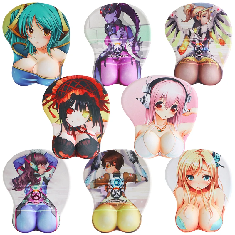 Mousepad Creative Cartoon Anime 3D Sexy Chest Silicone Mouse Mice Pad Wrist Rest Support Drop Shipping
Mousepad Creative Cartoon Anime 3D Sexy Chest Silicone Mouse Mice Pad Wrist Rest Support Drop Shipping