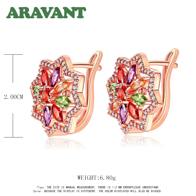 Luxury Earrings Brilliant Flower Hoop Earring With AAA CZ Zircon Stone Women Birthday Jewelry Gifts
Luxury Earrings Brilliant Flower Hoop Earring With AAA CZ Zircon Stone Women Birthday Jewelry Gifts