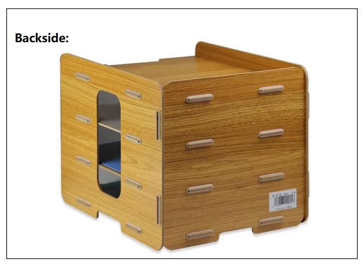 4 уровневый офисный деревянный органайзер для файлов бумажный лоток документов