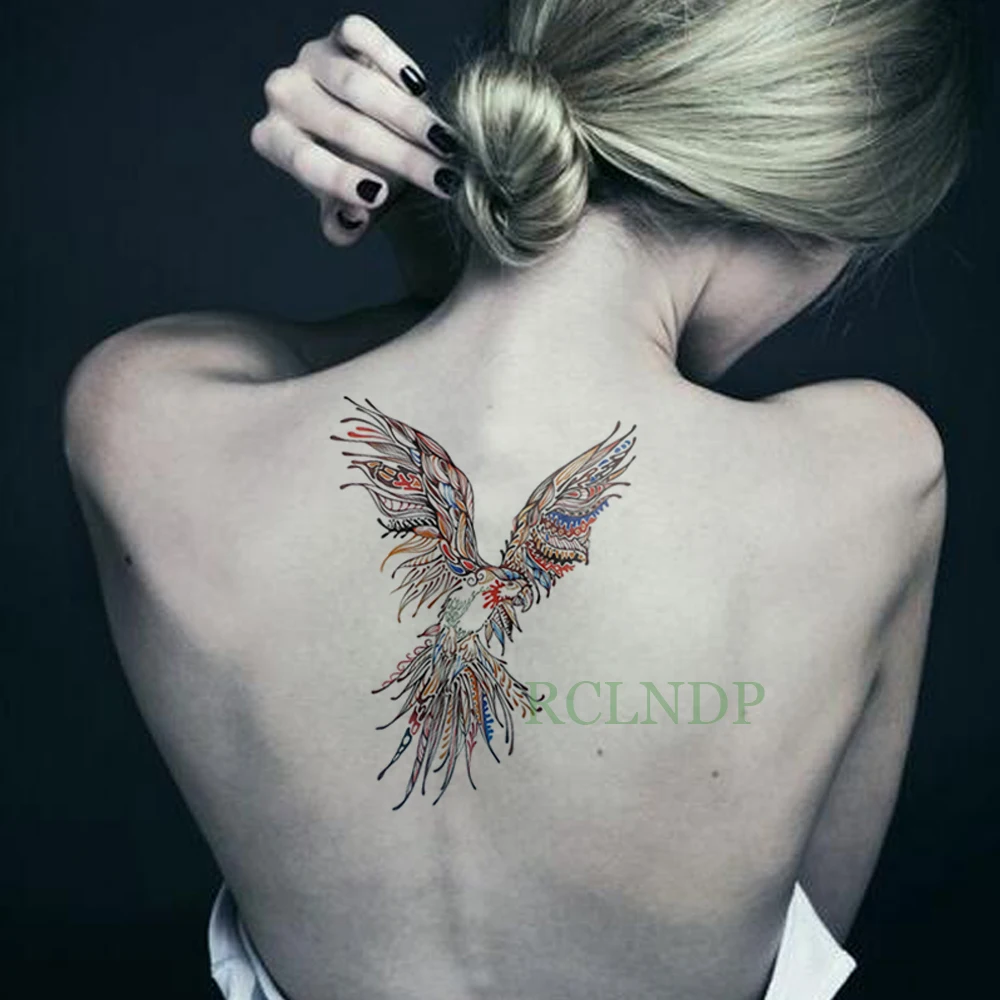 Waterproof Temporary Tattoo Sticker Colorful Eagle Fake Tatto Flash Tatoo Back Leg Arm belly big size for Women girl Men
Waterproof Temporary Tattoo Sticker Colorful Eagle Fake Tatto Flash Tatoo Back Leg Arm belly big size for Women girl Men