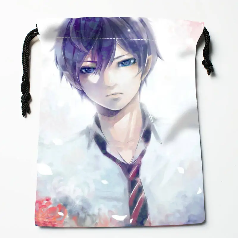 

Custom anime boy printed Satin storage bag drawstring gift bags More Size storage custom your image 18*22cm