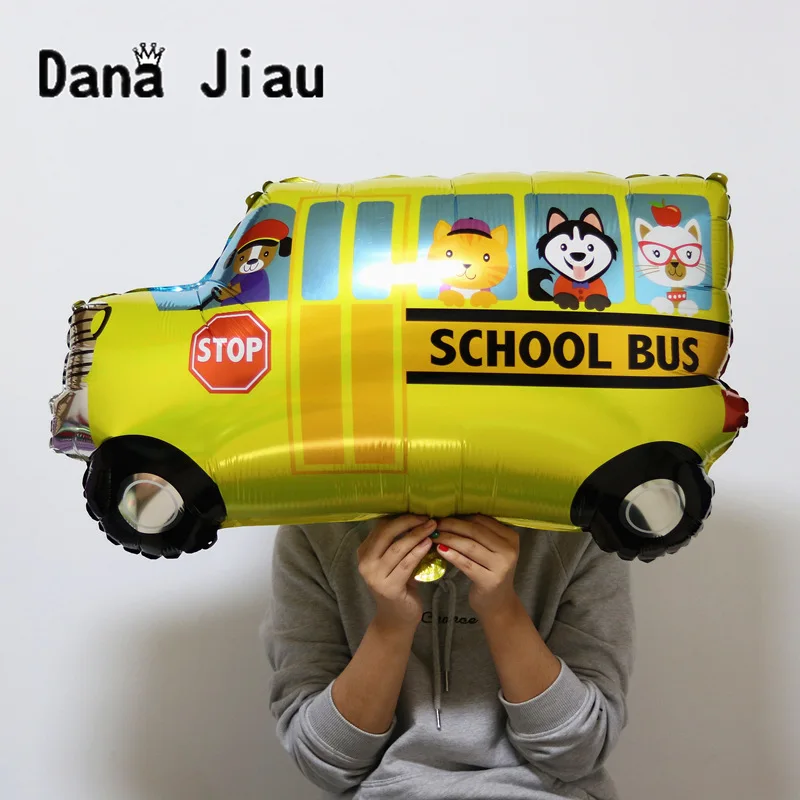 87*62cm Big School Bus Foil Balloon Kids Gift Birthday Party Decoration Holiday Cartoon Tank Plane Ambulance Balloons
87*62cm Big School Bus Foil Balloon Kids Gift Birthday Party Decoration Holiday Cartoon Tank Plane Ambulance Balloons