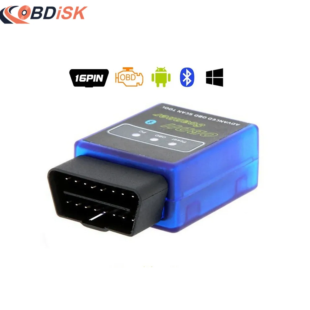 Последняя версия Супер Мини ELM327 Bluetooth OBD2 сканер ELM 327 V2.1 умный Автомобильный