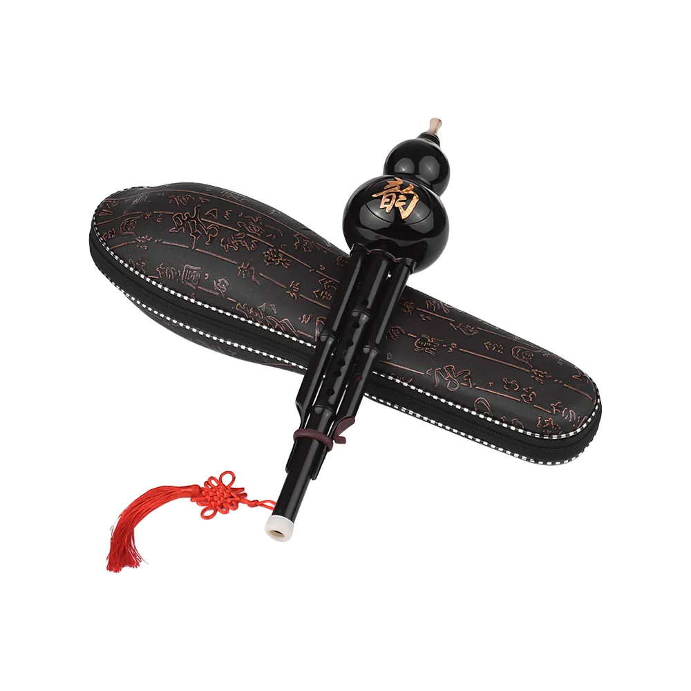 Hot Chinese Traditional Instrument Hulusi Cucurbit Flute Bottle Gourd C-Key Resin Material with Chinese Knot Carry Case
Hot Chinese Traditional Instrument Hulusi Cucurbit Flute Bottle Gourd C-Key Resin Material with Chinese Knot Carry Case