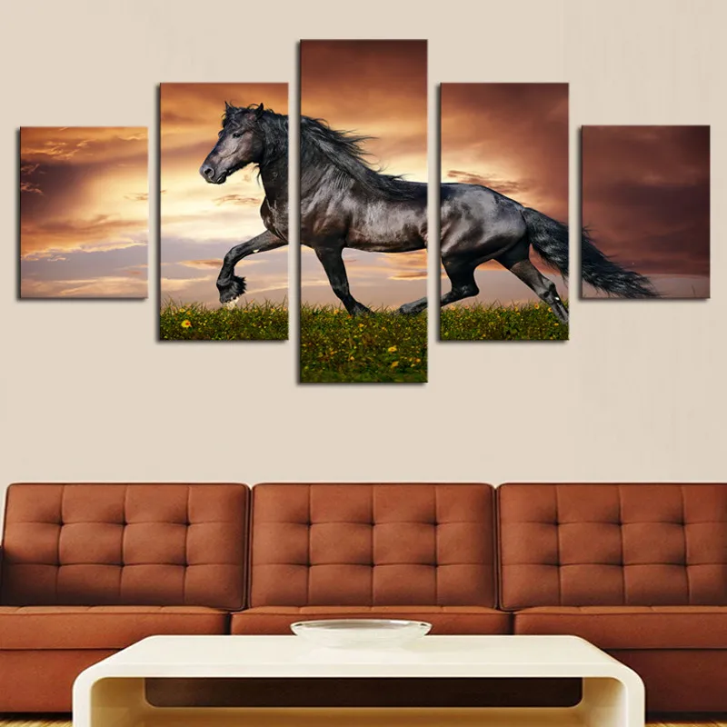Framed 5 pcs High Quality Cheap Art Pictures Running Horse Large HD Modern Home Wall Decor Abstract Canvas Print Oil Painting
Framed 5 pcs High Quality Cheap Art Pictures Running Horse Large HD Modern Home Wall Decor Abstract Canvas Print Oil Painting