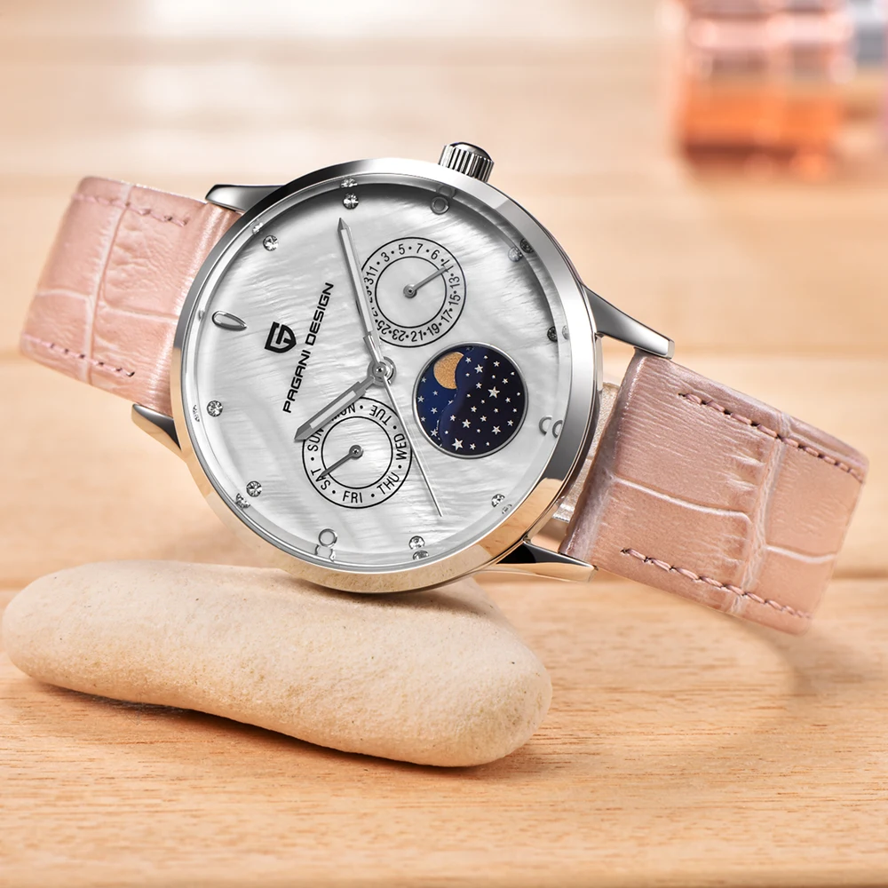 Pagani Design Ladies Fashion Quartz Watch Women Leather Casual Dress Women's Watch Rose Gold Crystal reloje mujer montre femme
Pagani Design Ladies Fashion Quartz Watch Women Leather Casual Dress Women's Watch Rose Gold Crystal reloje mujer montre femme