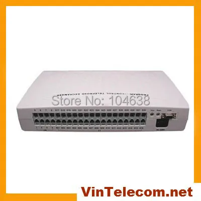 Маленькая офисная АТС телефонная система VinTelecom CP424 (4 линии и 24 доб.) Система для