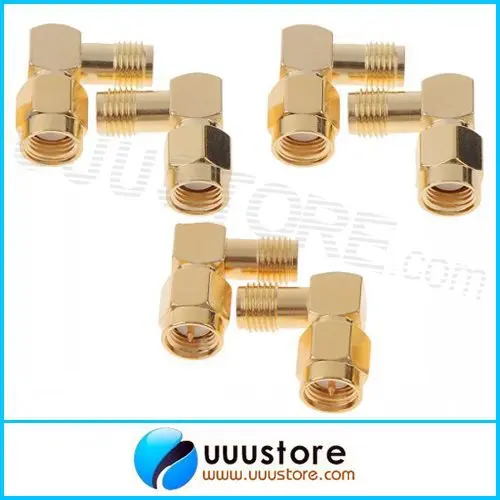 6pcs Antenna Connector 5.8G 5.8Ghz FPV Right Angle SMA Female/Male Antenna Connector for Rx and Tx
6pcs Antenna Connector 5.8G 5.8Ghz FPV Right Angle SMA Female/Male Antenna Connector for Rx and Tx