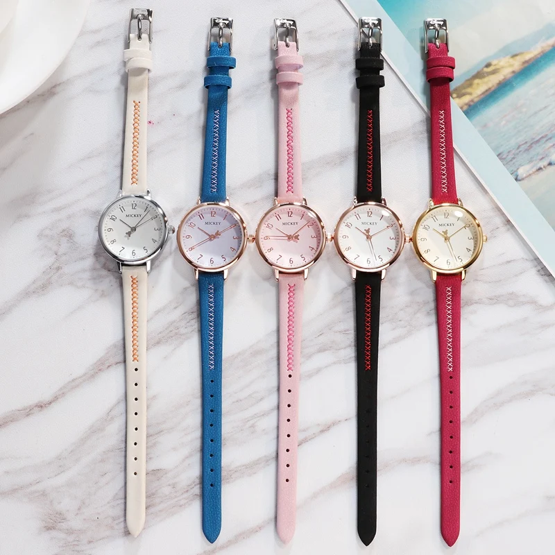 New Girl Fashion Trendy Leather Strap Quartz Watch Young Women Trendy Beautiful Watches Lady Gift Hour Red Pink Clock Child Time
New Girl Fashion Trendy Leather Strap Quartz Watch Young Women Trendy Beautiful Watches Lady Gift Hour Red Pink Clock Child Time