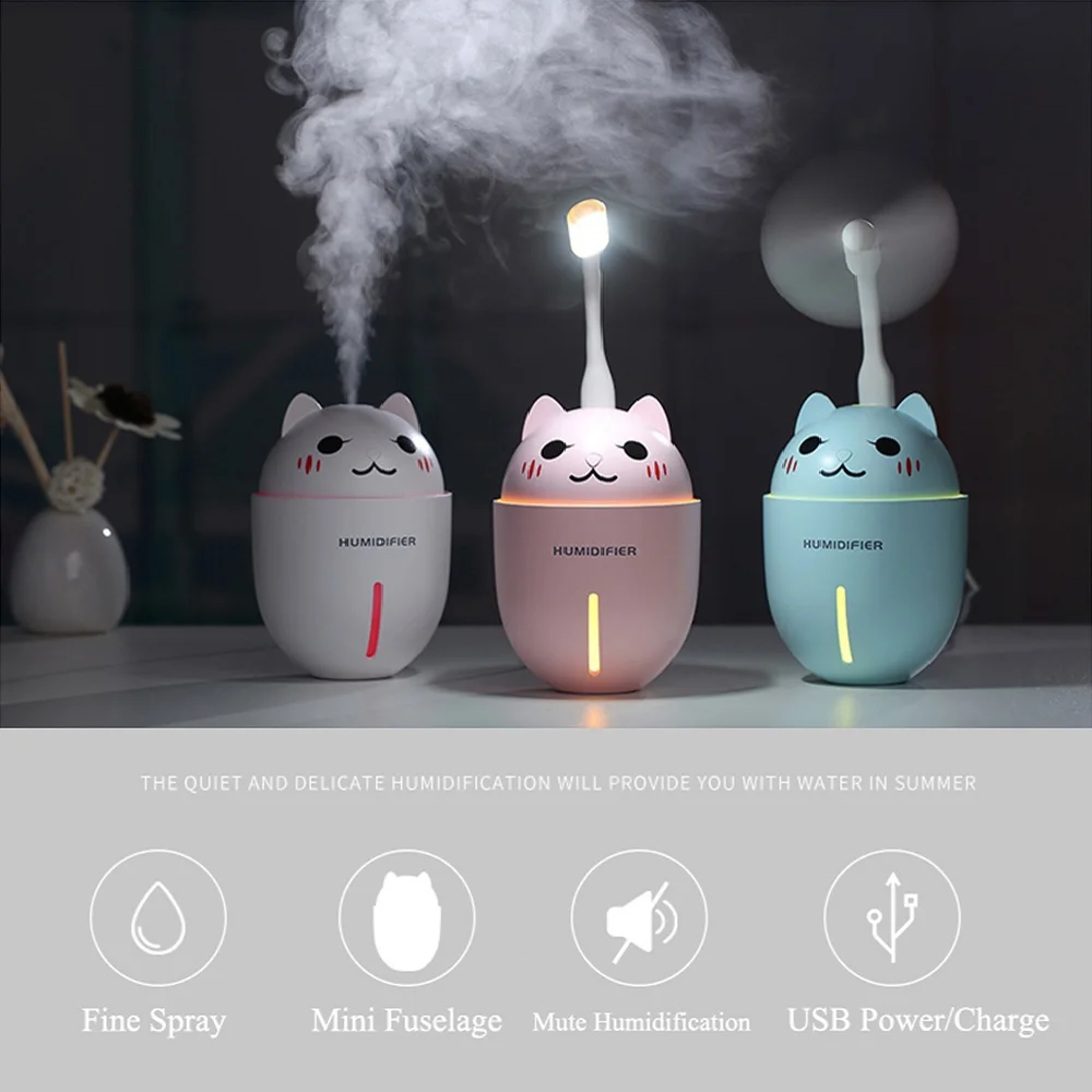 Мини-ультразвуковой увлажнитель воздуха, Ночной светильник, USB, 3 в 1, светодиодная лампа для тумана эфирного масла, украшение подарок для мал...
Мини-ультразвуковой увлажнитель воздуха, Ночной светильник, USB, 3 в 1, светодиодная лампа для тумана эфирного масла, украшение подарок для мал...