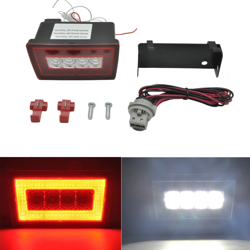 Red+White Lens LED Rear Fog Light, Brake Backup Reverse For 2011+ Subaru WRX STi
Red+White Lens LED Rear Fog Light, Brake Backup Reverse For 2011+ Subaru WRX STi