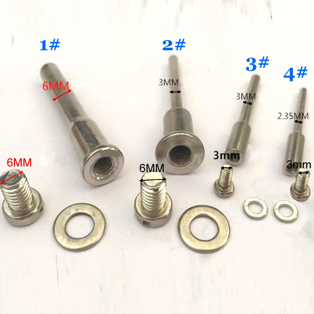 Polishing round connecting rod, polishing wheels fixation rod, Mandrel, 4 models.
Polishing round connecting rod, polishing wheels fixation rod, Mandrel, 4 models.