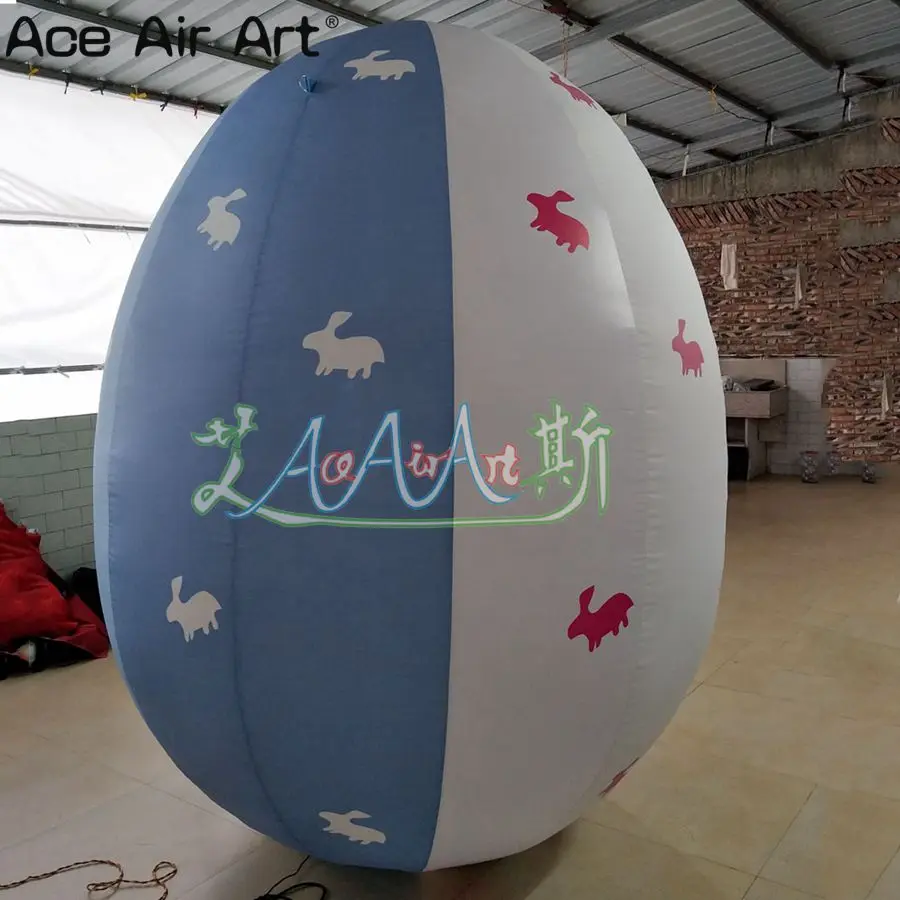 Hot Selling Easter Inflatable Egg Model Blue and White Color Inflatable Easter Egg for Easter Events Decorations
Hot Selling Easter Inflatable Egg Model Blue and White Color Inflatable Easter Egg for Easter Events Decorations