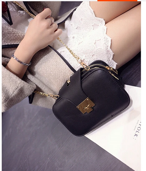 Fashion women's small chain handbag three layer casual shoulder messenger small bag female handbag black color k-5698
Fashion women's small chain handbag three layer casual shoulder messenger small bag female handbag black color k-5698