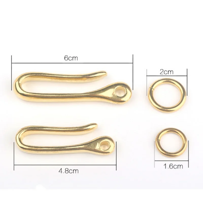 1PC Outdoor Multifunctional Brass U-shape Keychain Classic Key Ring Key Chain EDC Camping Tools Portable Keychain Hook
1PC Outdoor Multifunctional Brass U-shape Keychain Classic Key Ring Key Chain EDC Camping Tools Portable Keychain Hook