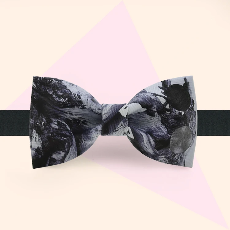 Free Shipping men's man fashion casual male New Original design wedding female bridegroom Formal dress bow tie BLACK ink printed
Free Shipping men's man fashion casual male New Original design wedding female bridegroom Formal dress bow tie BLACK ink printed