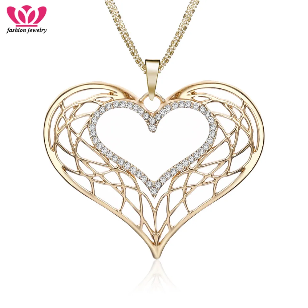 Gothic Hollow Heart Pendant Necklace Female Silver Plated Hollow Rhinestone Necklaces For Women Birthday Jewelry Gift 2020
Gothic Hollow Heart Pendant Necklace Female Silver Plated Hollow Rhinestone Necklaces For Women Birthday Jewelry Gift 2020