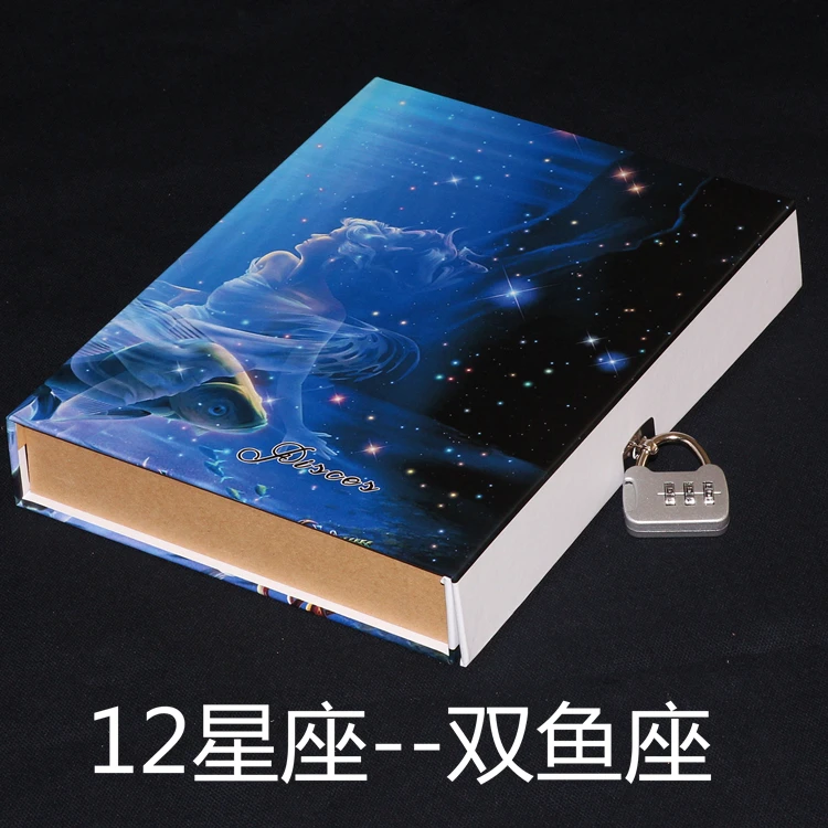 hardcover Boxed European type retro 12 constellations Notebook with lock free shipping
hardcover Boxed European type retro 12 constellations Notebook with lock free shipping