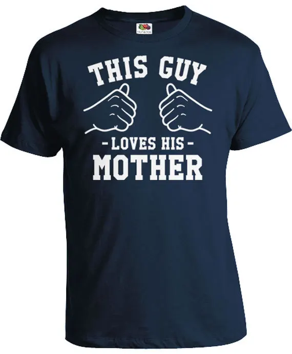 Этот парень любит его мать сына и сын футболка подарок от мамы семьи идеи