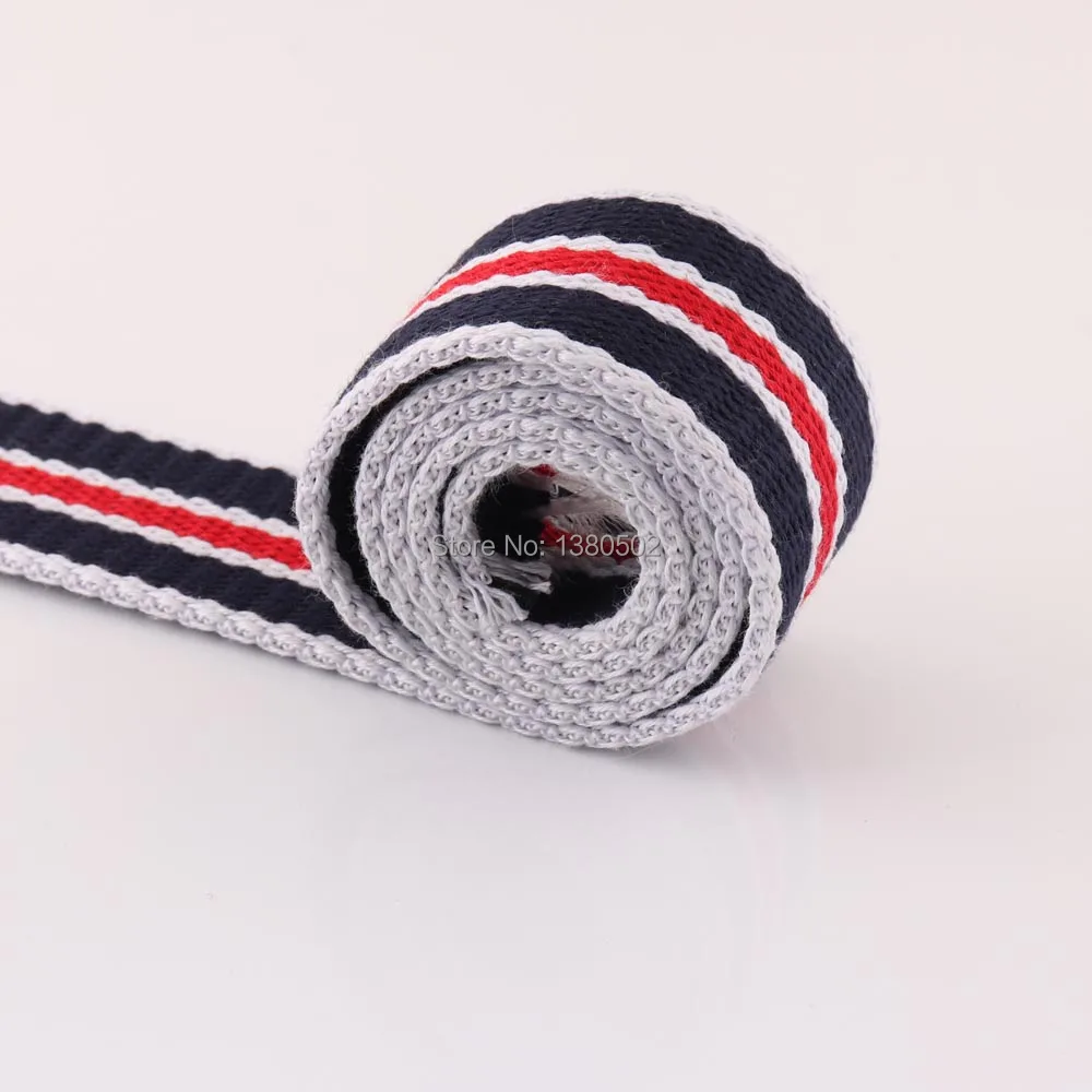 5Yards 38mm Stripe Webbing Canvas Cotton/polyester Tape Bag Straps Belt Waistband key fobs bag garment accessories
5Yards 38mm Stripe Webbing Canvas Cotton/polyester Tape Bag Straps Belt Waistband key fobs bag garment accessories