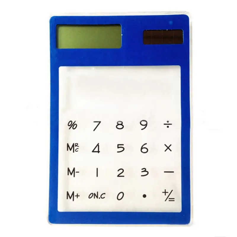 Slim Touch Transparent Calculator Ceremony for Gifts Handheld Scientific Calculator Cute Pocket Solar Calculator for School
Slim Touch Transparent Calculator Ceremony for Gifts Handheld Scientific Calculator Cute Pocket Solar Calculator for School