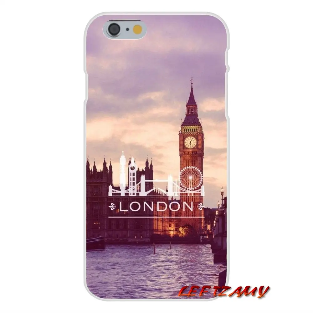 For iPhone X 4 4S 5 5S 5C SE 6 6S 7 8 Plus Accessories Phone Cases Covers London big ben Bus | Мобильные телефоны и