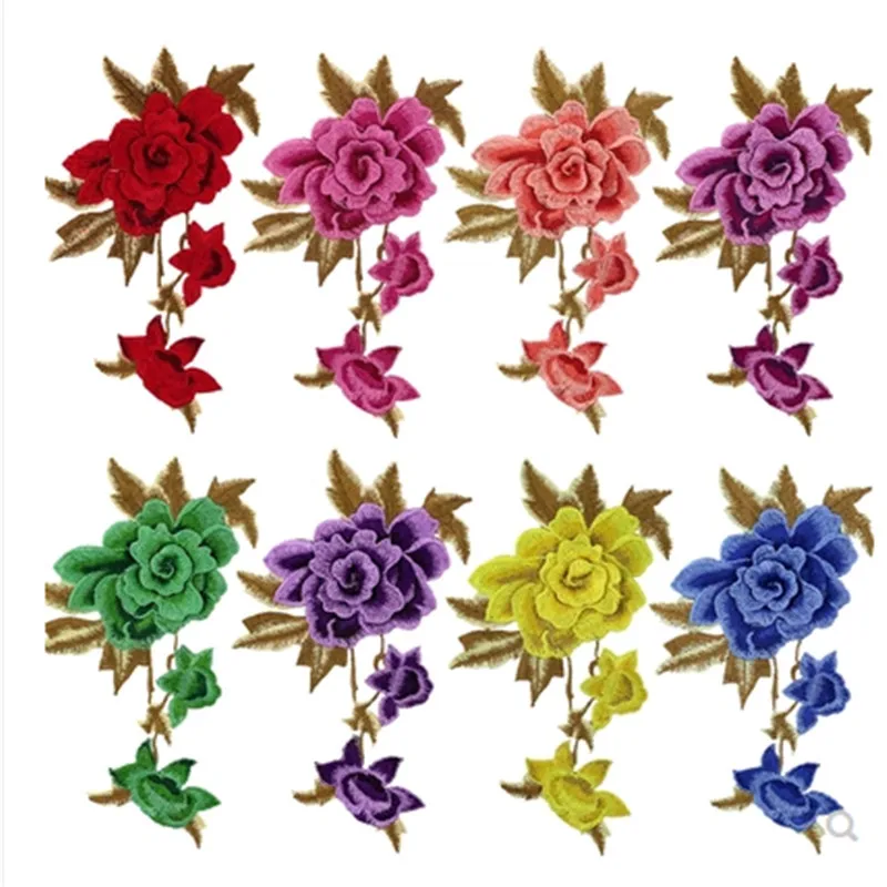 Multi-color flower Lace applique for wedding dress floral rhinestone lace appliques patches embroidery patch lace accessories
Multi-color flower Lace applique for wedding dress floral rhinestone lace appliques patches embroidery patch lace accessories