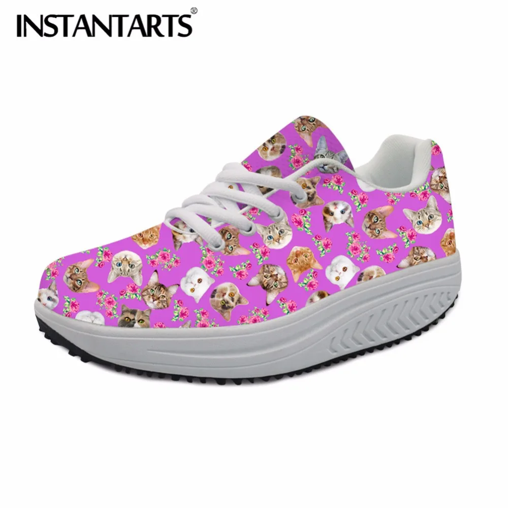 INSTANTARTS Fashion Design Women Flat Platform Shoes Female Tenis Cute Animal Cat Floral Print Ladies Casual Swing Shoe Sneakers
INSTANTARTS Fashion Design Women Flat Platform Shoes Female Tenis Cute Animal Cat Floral Print Ladies Casual Swing Shoe Sneakers