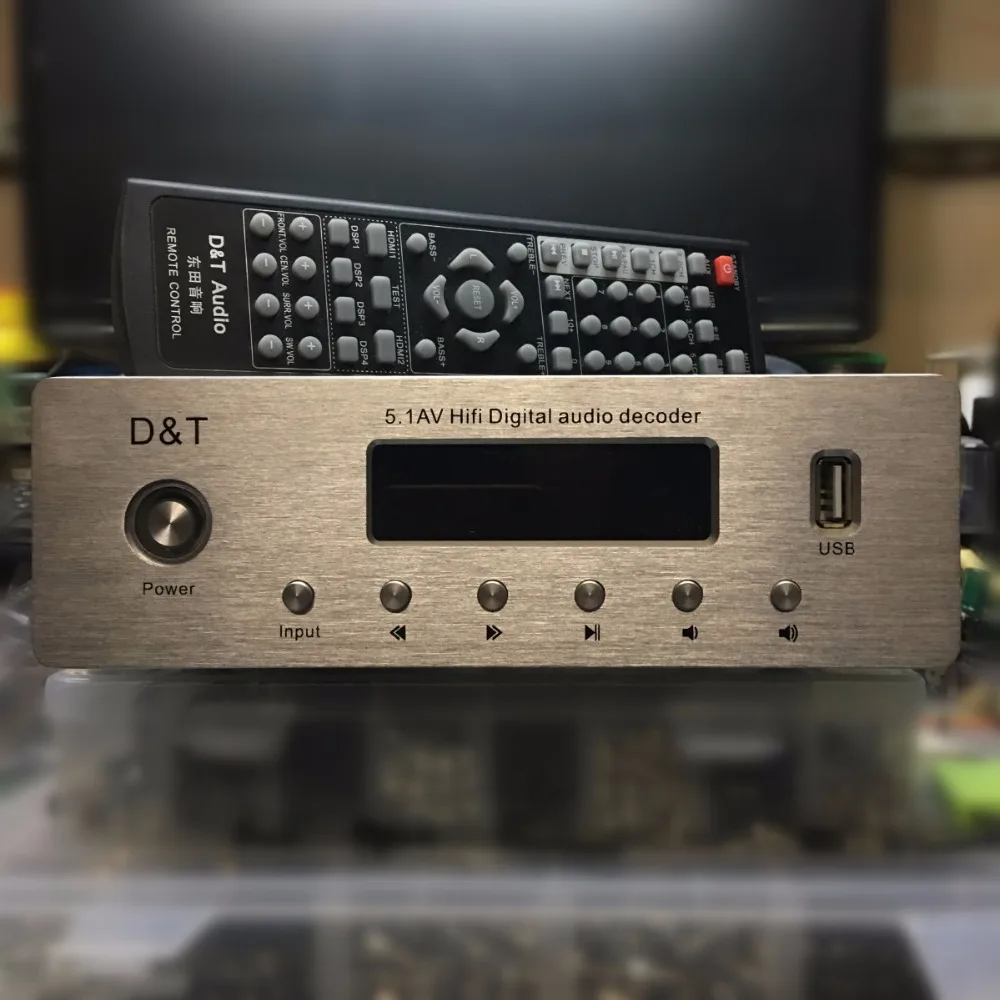 5.1 amplifier with DAC Dolby DTS AC3 audio decoding Support optical coaxial USB U disk to play music 6-channel home theater amp
5.1 amplifier with DAC Dolby DTS AC3 audio decoding Support optical coaxial USB U disk to play music 6-channel home theater amp