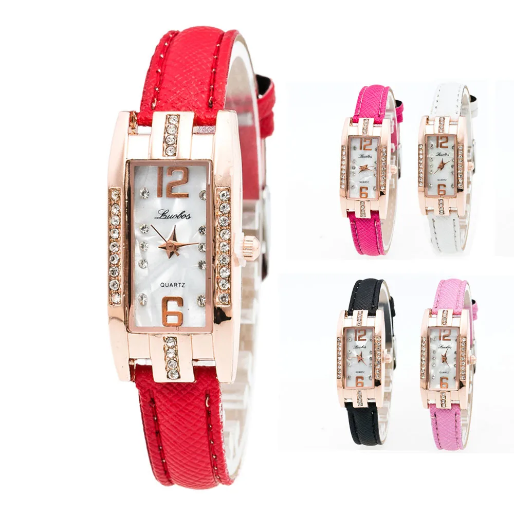 Quality women's Watch Square Rhinestone Design Ladies Watch Dress Accessories Watch Quartz Leather Ladies Watch Gift Relogio Fi
Quality women's Watch Square Rhinestone Design Ladies Watch Dress Accessories Watch Quartz Leather Ladies Watch Gift Relogio Fi