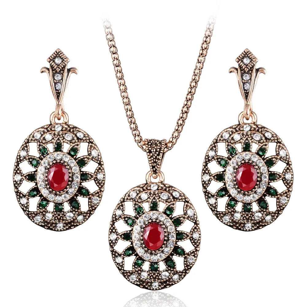 Joyme 2018 Luxury Vintage Jewelry Sets For Women Bridal Ethnic Resin Crystal Turkish Nigerian Imitation Wedding Accessories
Joyme 2018 Luxury Vintage Jewelry Sets For Women Bridal Ethnic Resin Crystal Turkish Nigerian Imitation Wedding Accessories