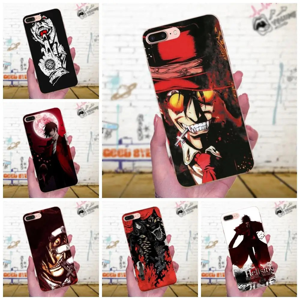 Для LG G4 G5 G6 K4 K7 K8 K10 2017 V10 V20 V30 Stylus Nexus 5 5X G2 G3 mini spirit ТПУ Роскошный аниме Hellsing Alucard