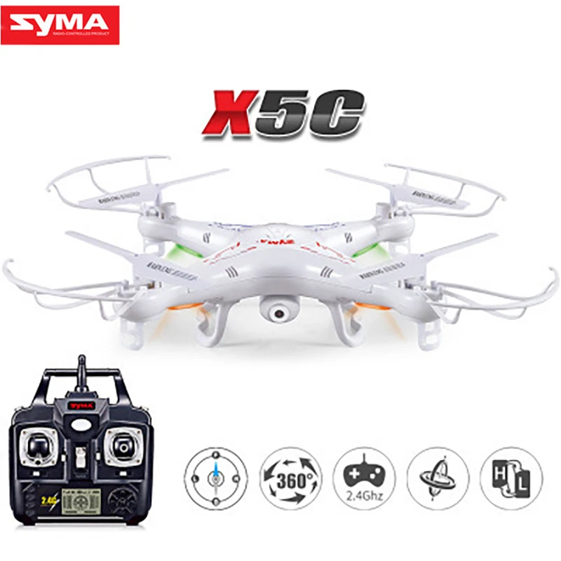 Оригинальный syma X5C 4 канальный Радиоуправляемый квадрокоптер Дрон оснащен 6